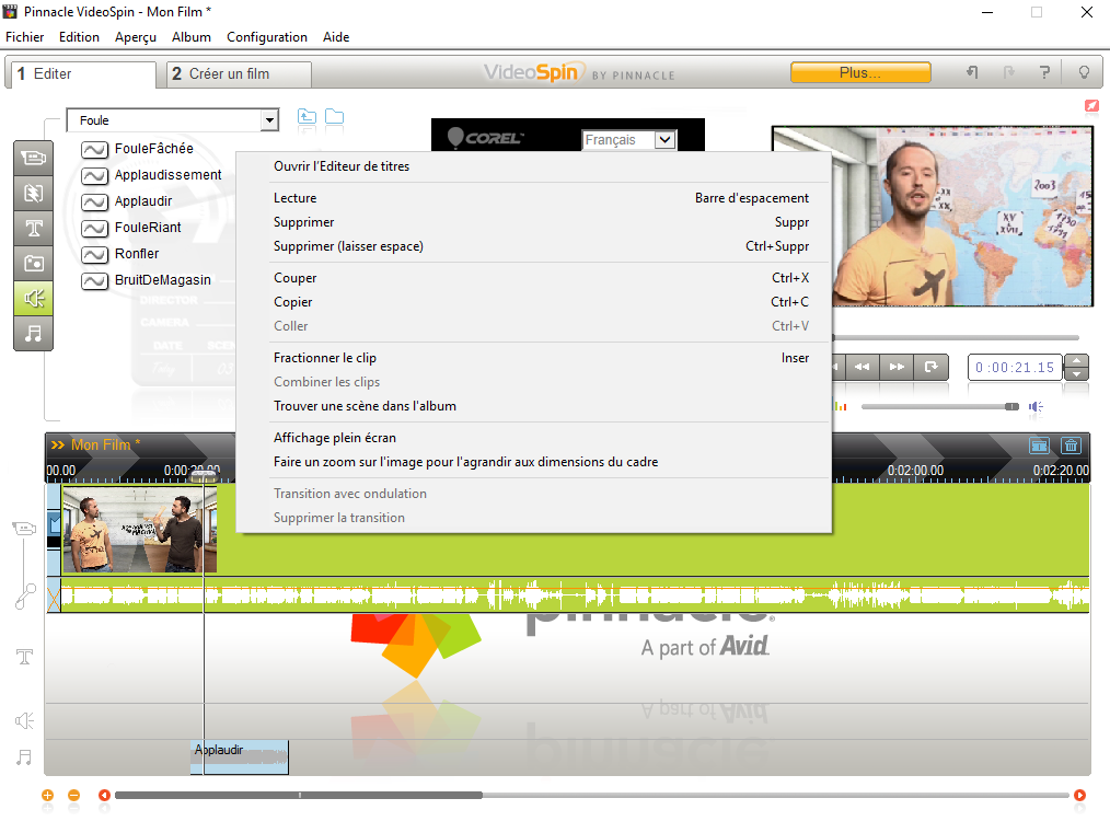 logiciel videospin gratuit