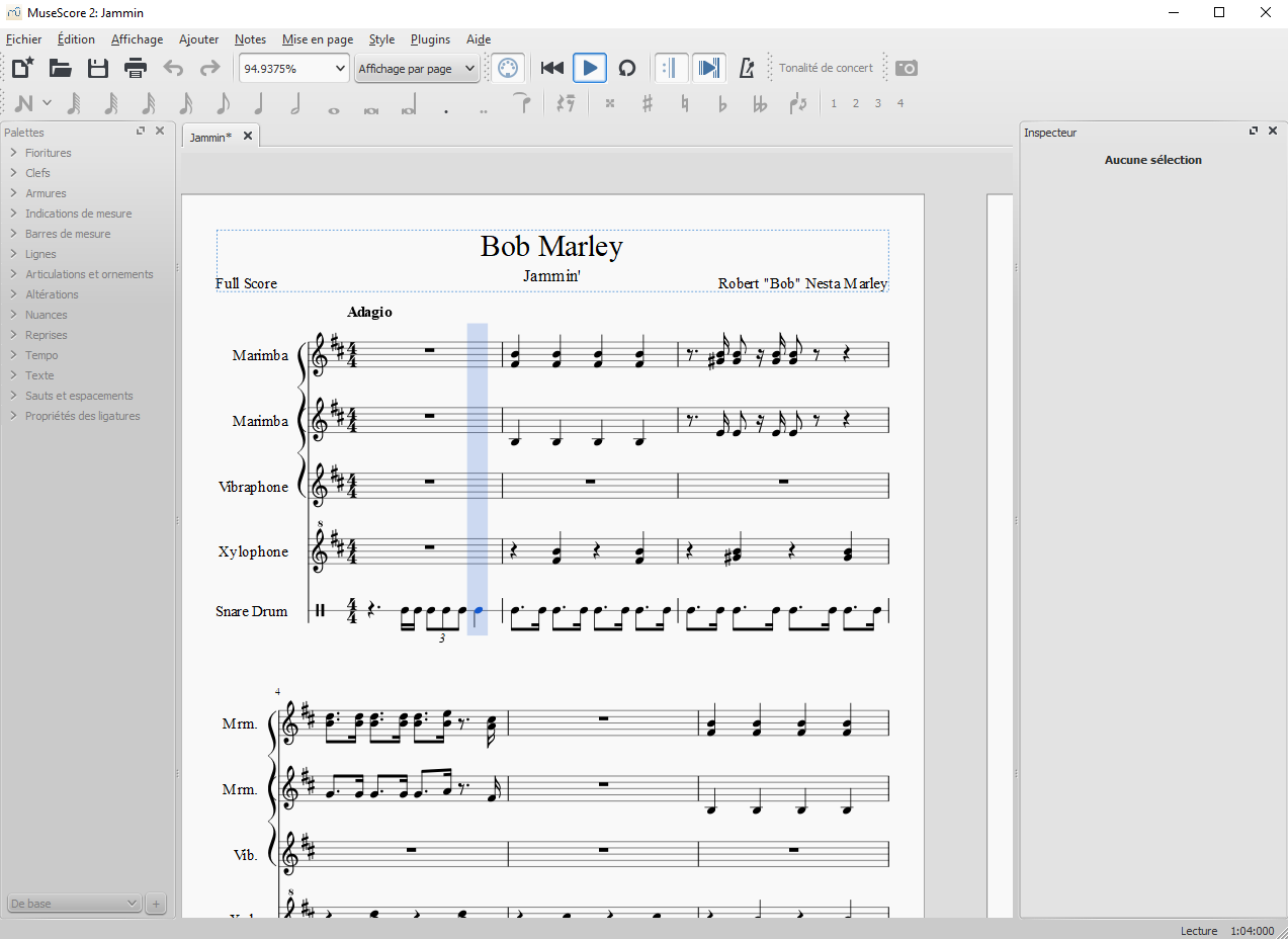 musescore sur tablette