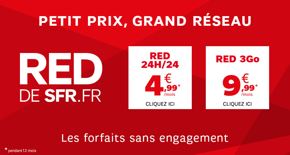 SFR lance RED + Box, une offre mobile, ADSL et TV avec décodeur Android