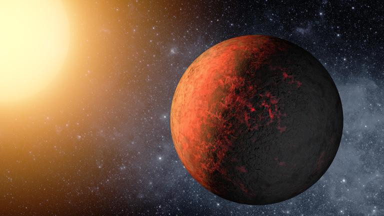 Image d'artiste transmise par la Nasa en décembre 2011 de l'exoplanète Kepler-20e