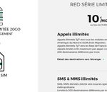 SFR RED : un forfait à 20 Go pour 10 € 