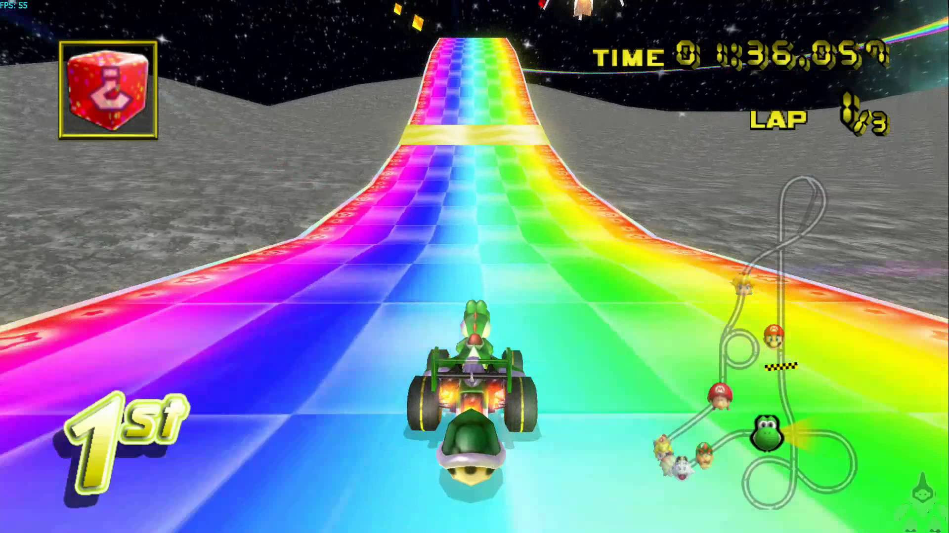 La Course Arc En Ciel De Mario Kart Sinvite Dans Les Voitures De Tesla 3815