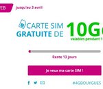Une carte SIM gratuite et 10 Go de data, le cadeau de Bouygues Telecom pour tester sa 4G