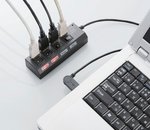 Elecom  : un Hub USB pour mieux gérer l'alimentation des périphériques