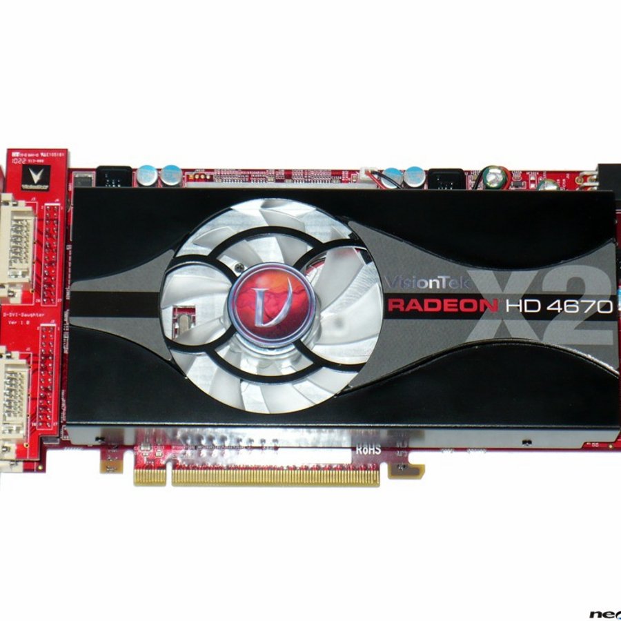 Двухчиповая видеокарта AMD. VISIONTEK 9100 Radeon. Ati radeon 4670