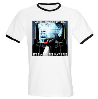 Java libre : James Gosling tacle Oracle avec des t-shirts