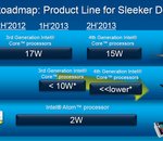 IDF 2012 : variante 10 Watts d'Ivy Bridge pour les Ultrabook