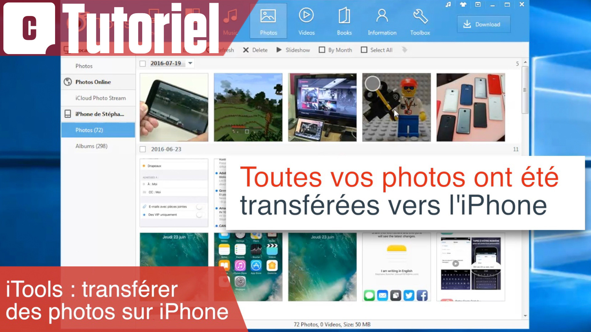 Tuto : enregistrer des photos dans un iPhone sans iTunes ...