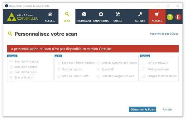 Roguekiller Tuez Les Malwares Telechargement Gratuit Sur Clubic Com