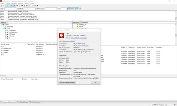 filezilla server clubic