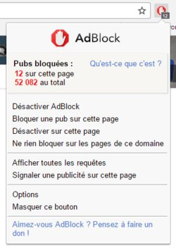adblock chrome clubic
