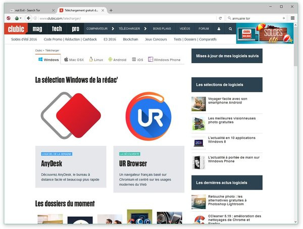 Télécharger Tor Browser gratuit  Clubic.com