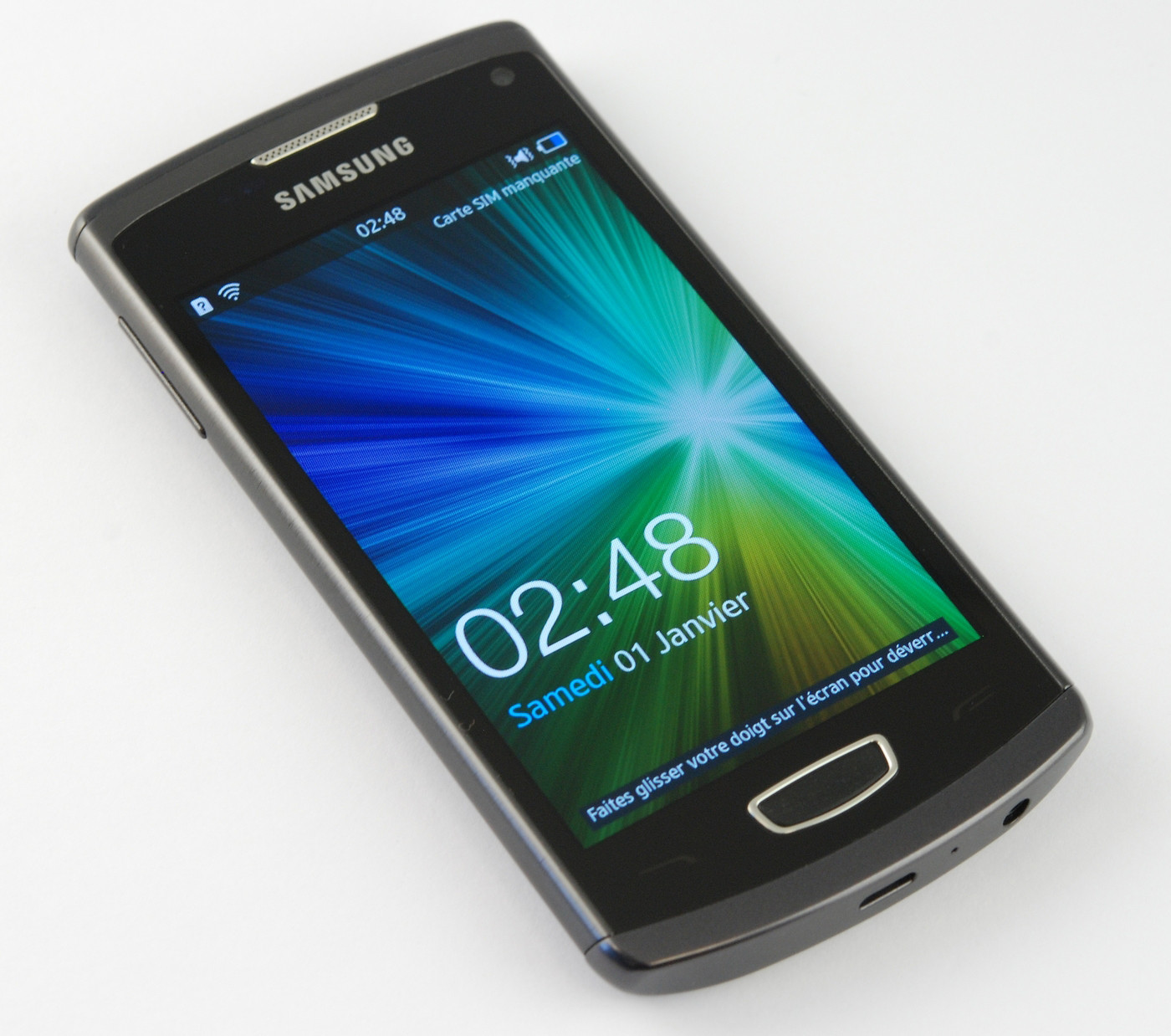 lampe torche sur samsung wave 3