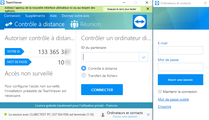 Télécharger TeamViewer Portable (gratuit)  Clubic