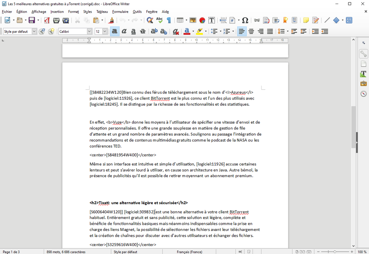 LibreOffice © clubic.com