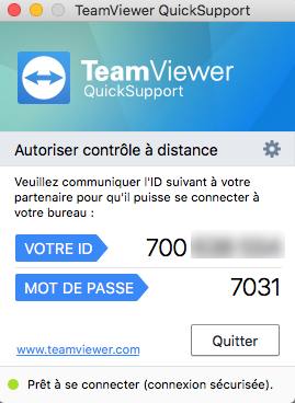 Télécharger TeamViewer QuickSupport pour Mac (gratuit)  Clubic