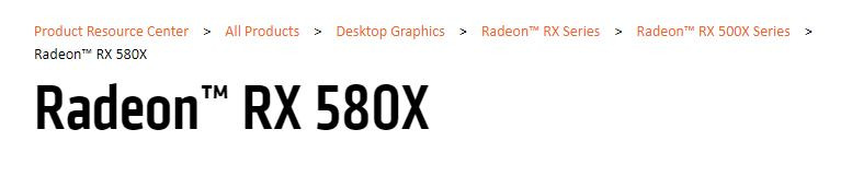 Radeon RX 500X