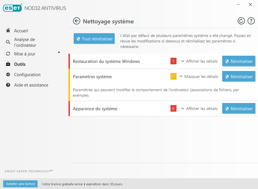ESET NOD32 Antivirus © clubic.com