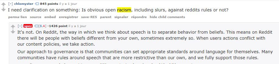Reddit Racisme
