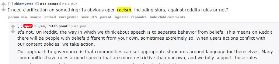 Reddit Racisme