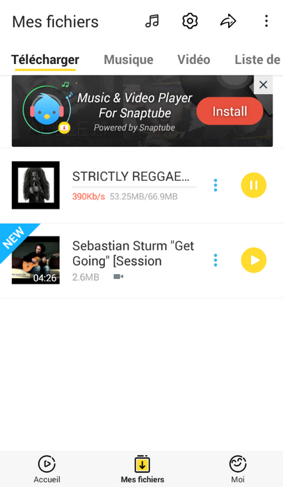 Telecharger Snaptube Android Gratuit