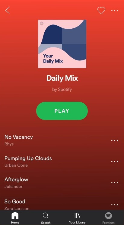 Spotify nouvelle interface