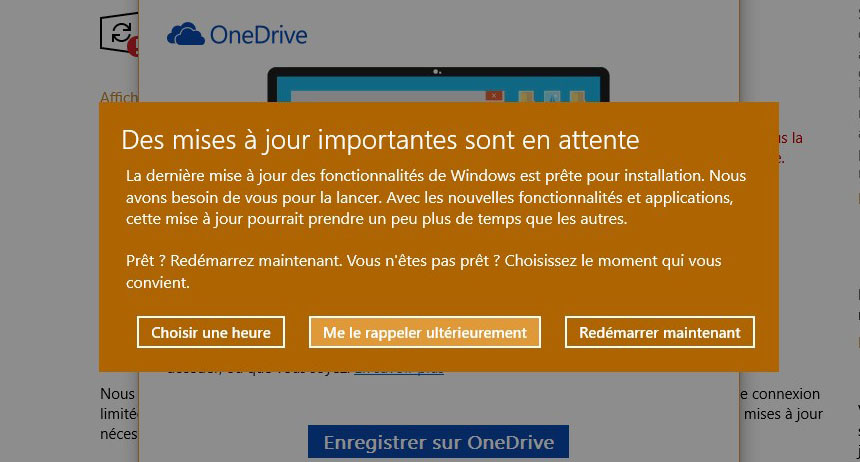 mise a jour windows 10