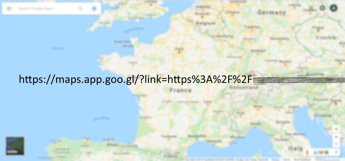 Les hackers n'hésitent pas à insérer des redirections dans les liens Google Maps