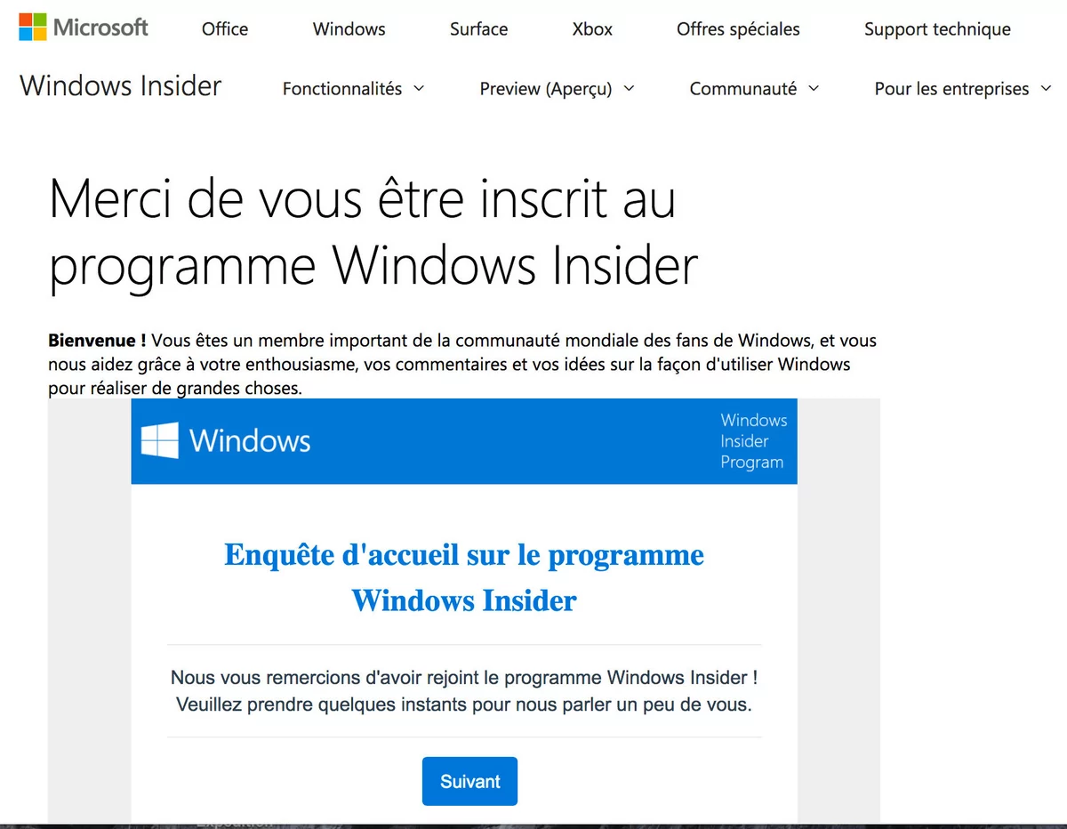 Tuto Windows Insider 5