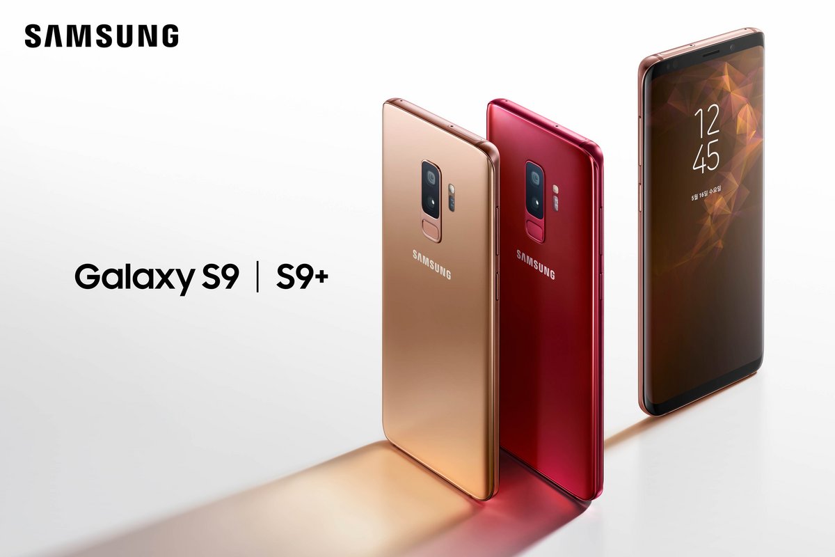 samsung galaxy S9 & S9+ (rouge et or)
