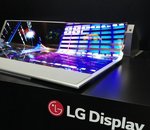 LG dévoile un écran OLED pliable lors d'un salon à Los Angeles