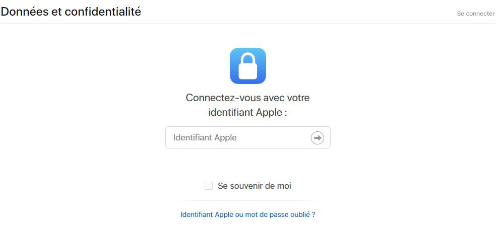 Apple ID Data & Privacy