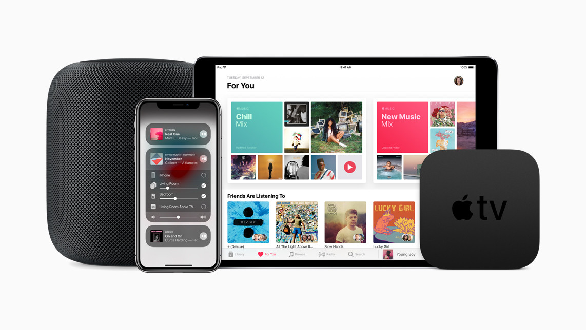 AirPlay 2 permet d'écouter de la musique sur tous types d'appareils Apple