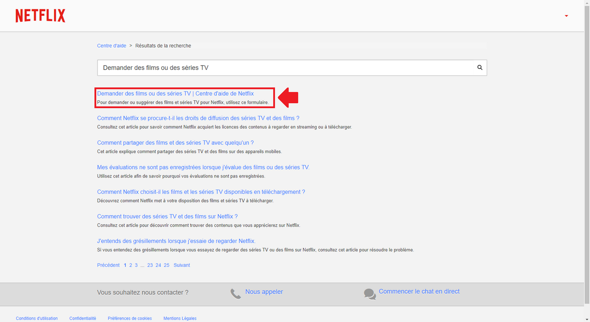 Netflix Tuto Demande Film