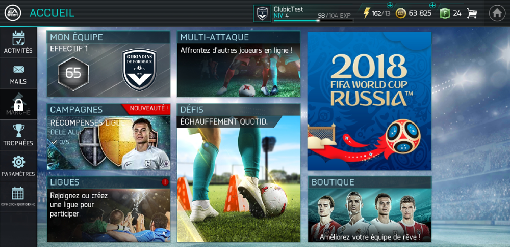 TÃ©lÃ©charger FIFA Football: FIFA World Cup (Android) : gratuit - 