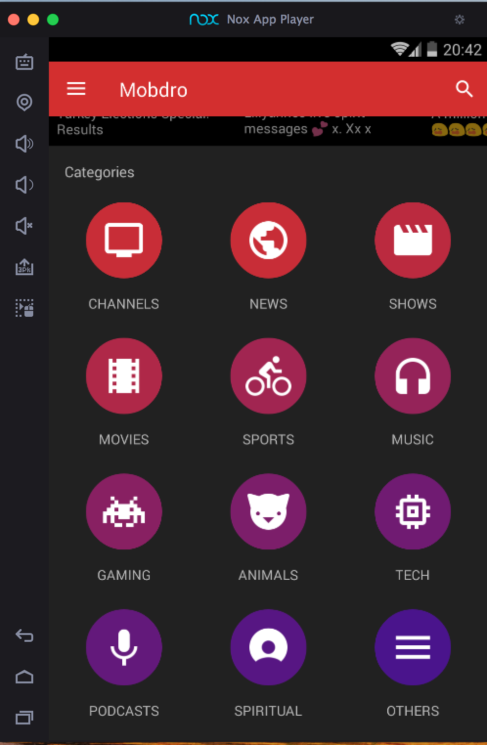 mobdro gratuit sur tablette