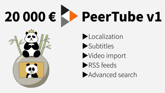 peertube 20 000 euros