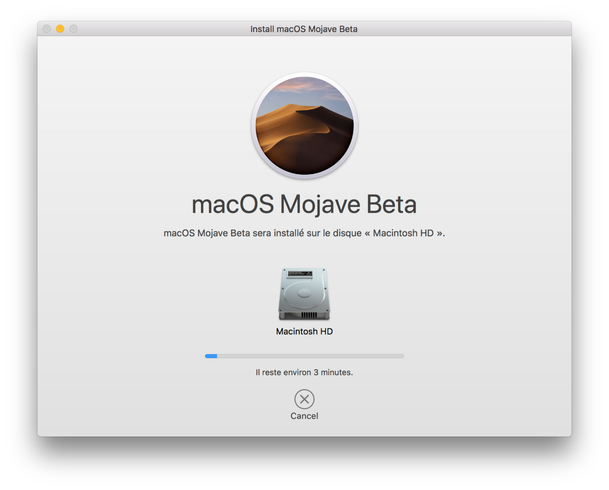 Tuto Beta macOS Mojave 1