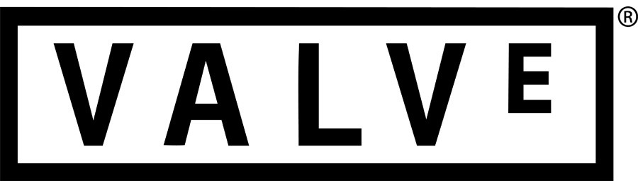 Valve logo white large