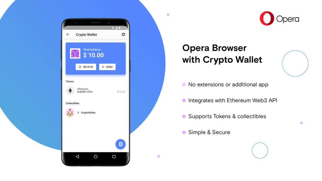 Opera android wallet crypto