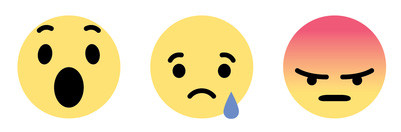 facebook wow sad angry