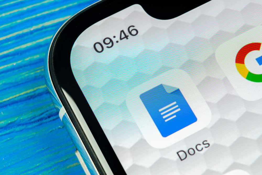 Google Docs © Shutterstock