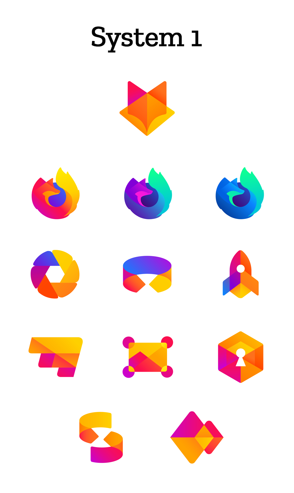 Mozilla Firefox New Icons