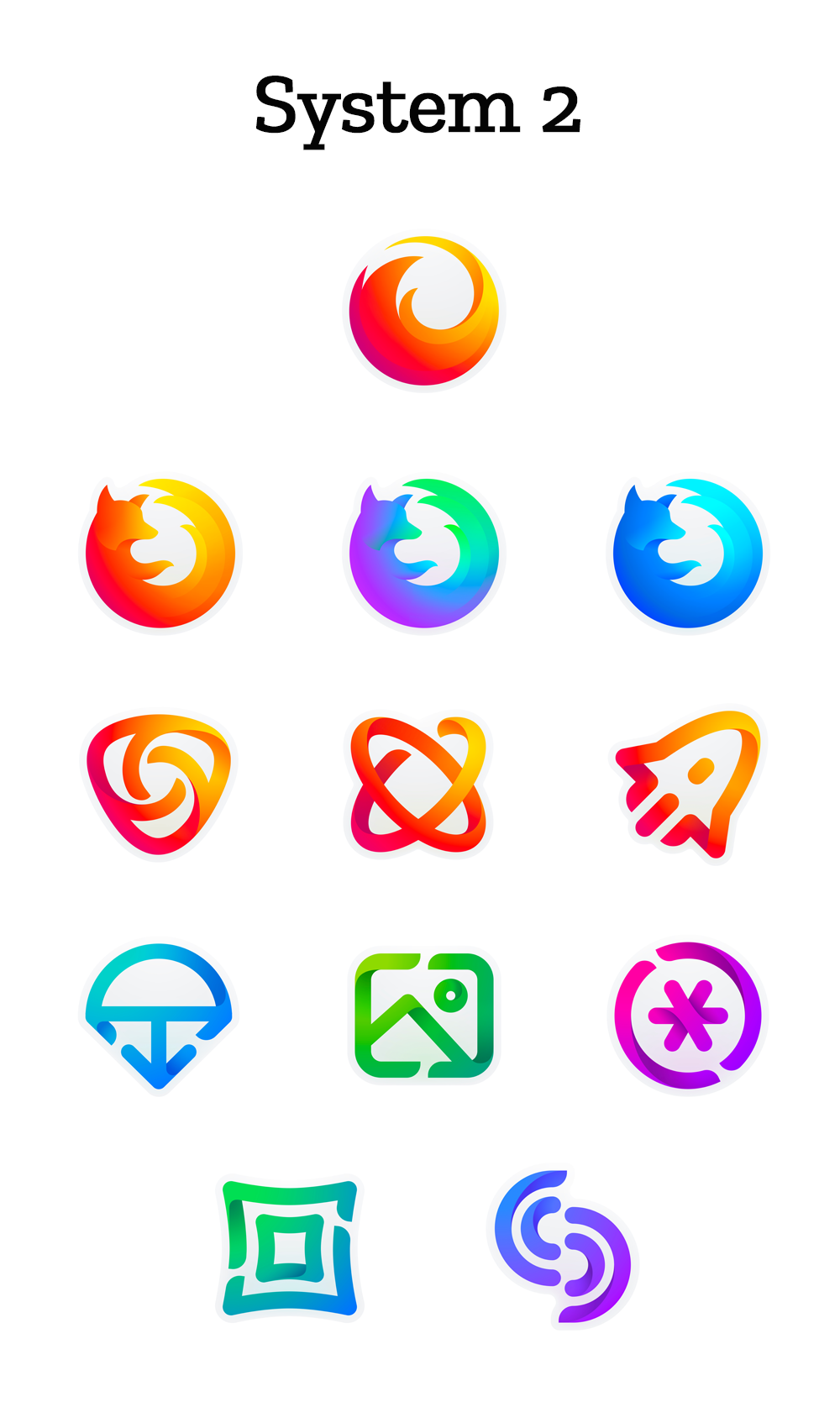 Mozilla Firefox New Icons