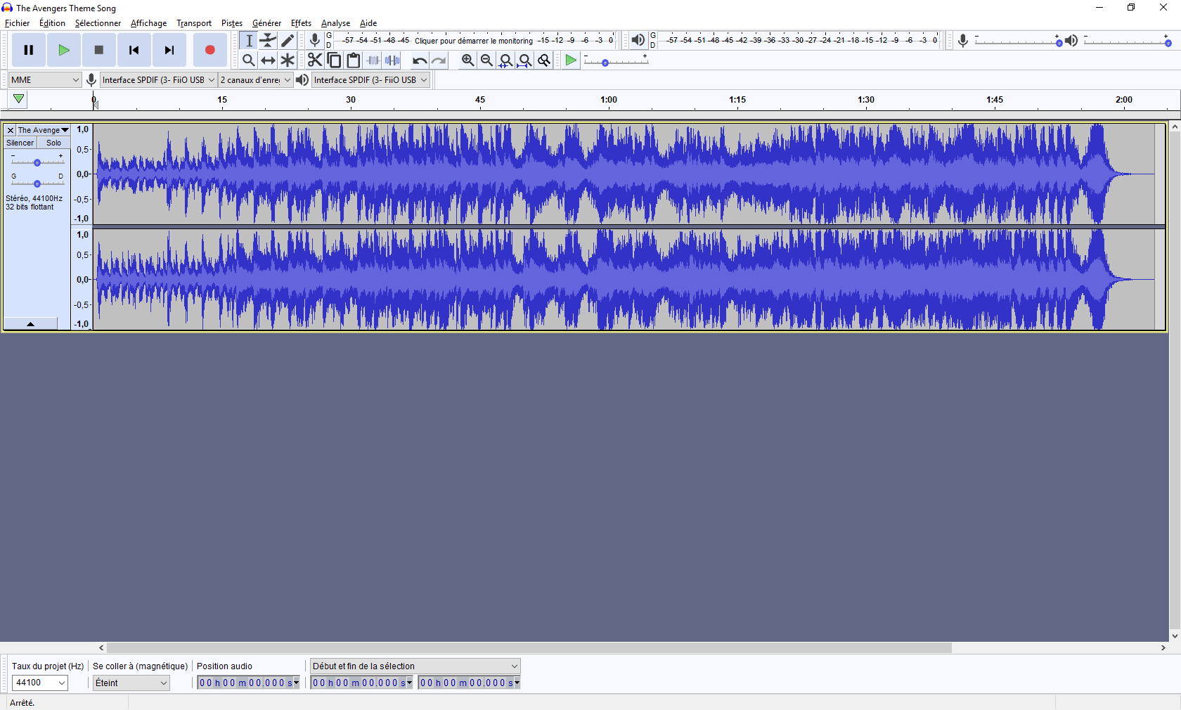 Le logiciel libre Audacity 