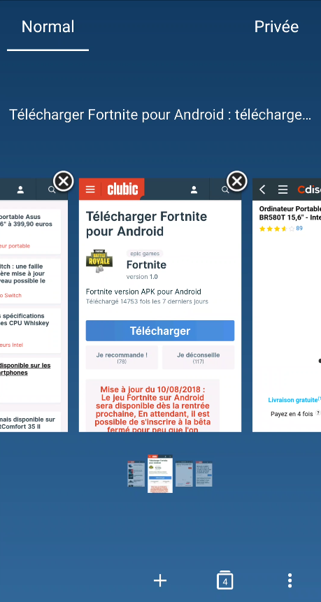 opera mini pc sur clubic