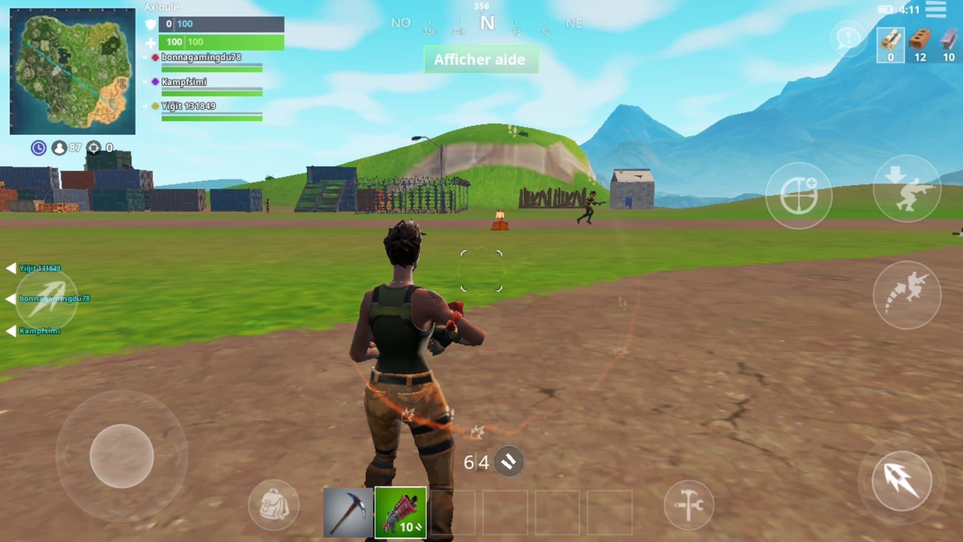 screenshoot fortnite test android - comment installer fortnite sur tablette acer