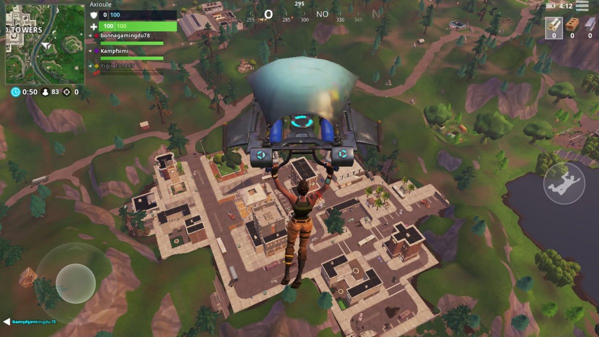 Screenshoot Fortnite test Android © Epic Games