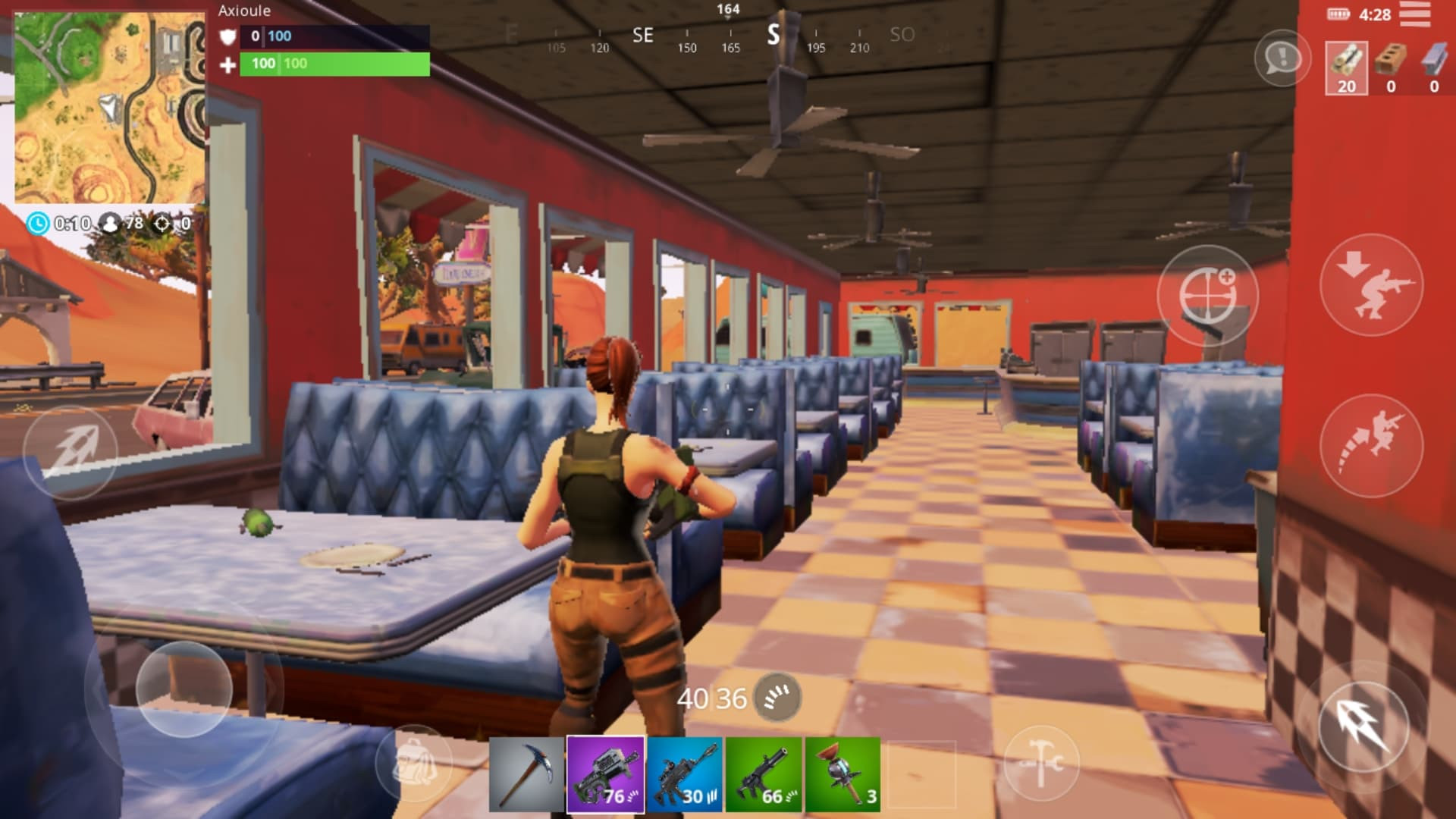screenshoot fortnite test android - comment jouer a fortnite android