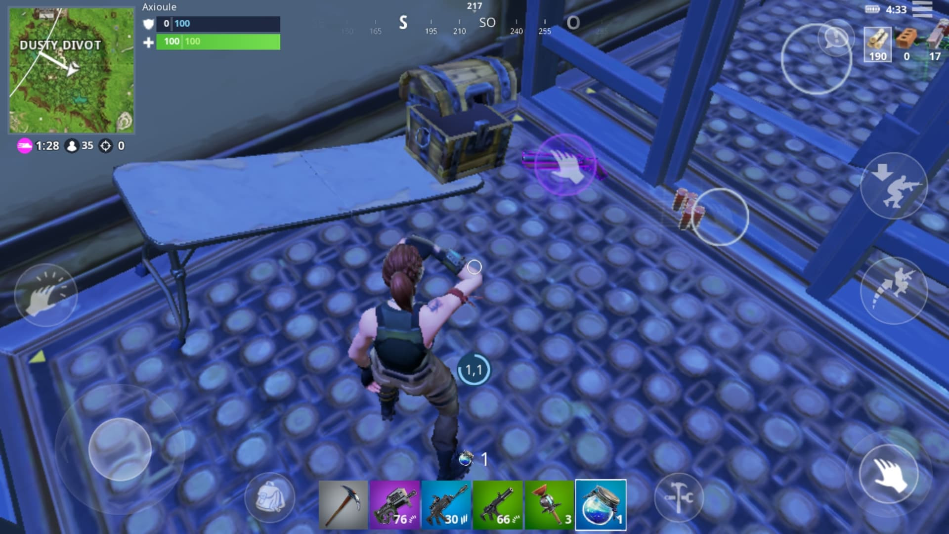 Telecharger Fortnite Apk Android Gratui!   t - screenshoot fortnite test android